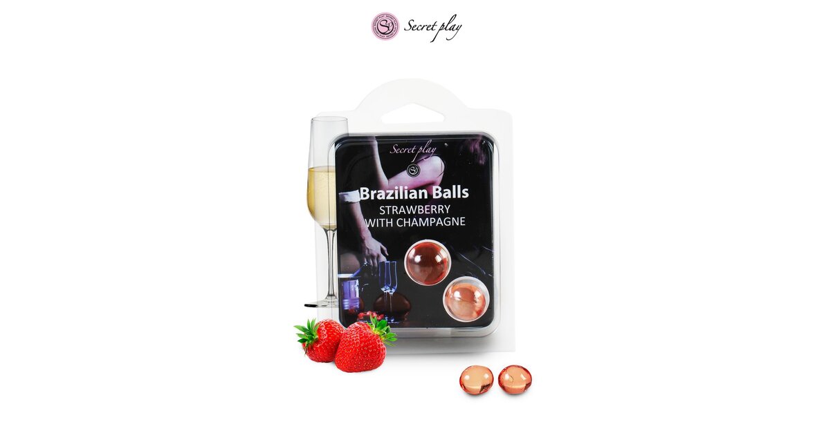 Boules Brésiliennes Fraîches Secret Play - 2 Boules, Effet Frais, 50g - Produit Bien-être Intime